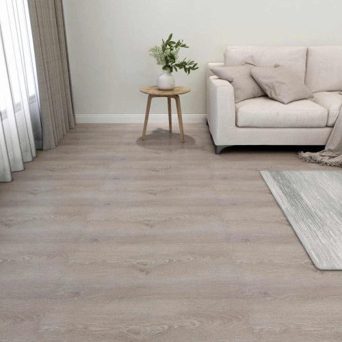 vidaXL Golvplankor 5,11 m² 55 pcs PVC trä