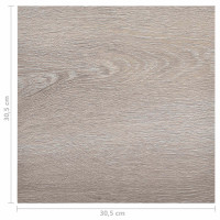 Produktbild för Golvplankor 5,11 m² 55 pcs PVC trä