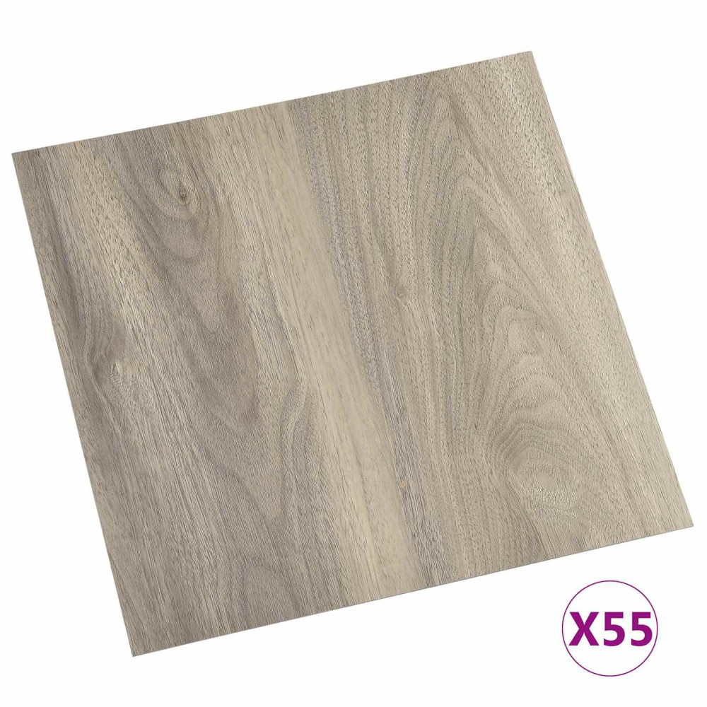 Produktbild för Golvplankor 5,11 m² 55 pcs PVC Träfärg