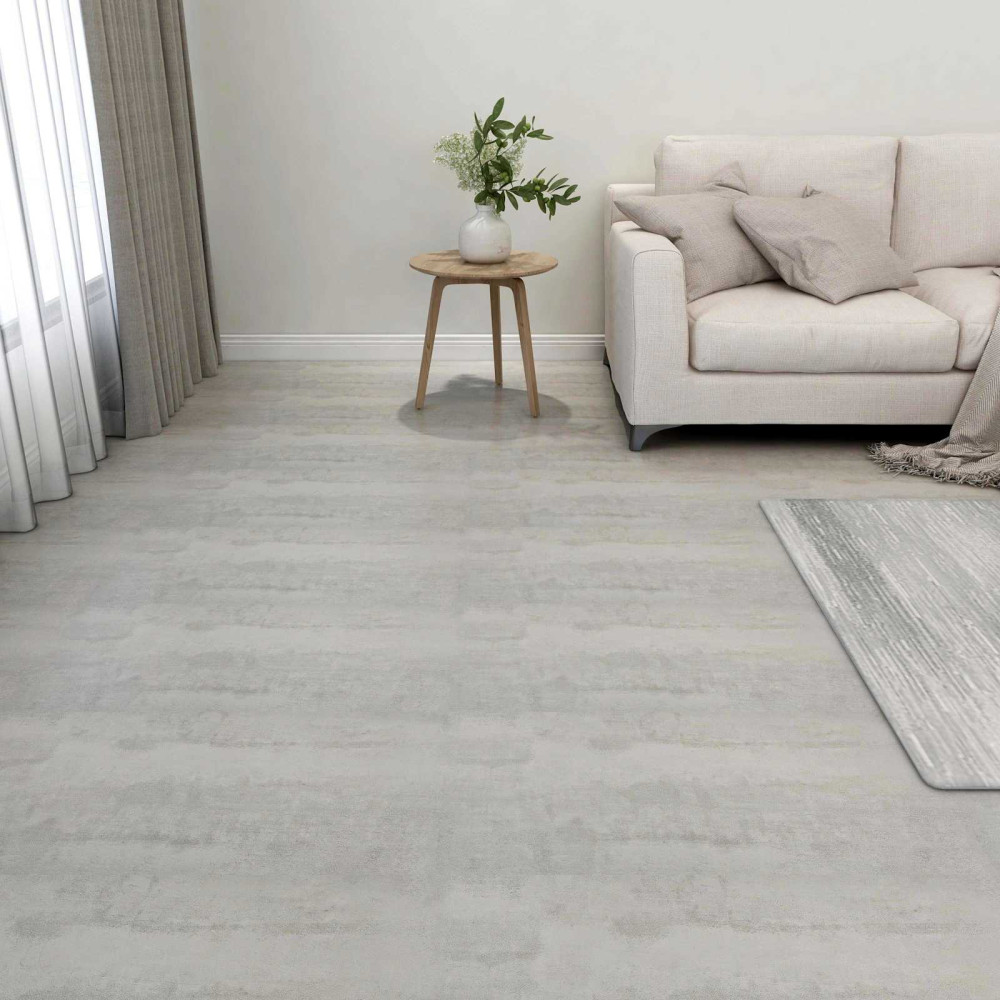 Produktbild för Golvplankor 5,11 m² 55 pcs PVC Grå och ljusgrå