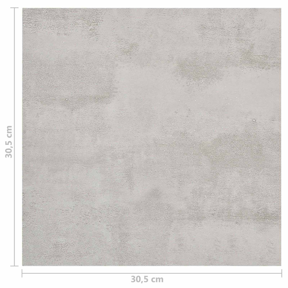 Produktbild för Golvplankor 5,11 m² 55 pcs PVC Grå och ljusgrå