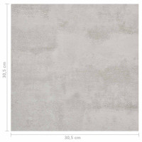 Produktbild för Golvplankor 5,11 m² 55 pcs PVC Grå och ljusgrå