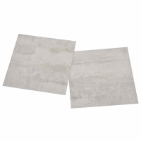 Produktbild för Golvplankor 5,11 m² 55 pcs PVC Grå och ljusgrå