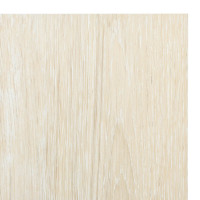 Produktbild för Golvplankor 5,11 m² 55 pcs PVC Vit och Beige