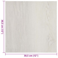 Produktbild för Golvplankor 5,11 m² 55 pcs PVC Ljus beige