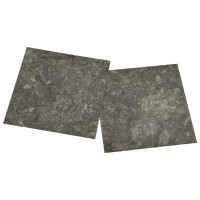 Produktbild för Golvplankor 5,11 m² 55 pcs PVC Grå och Vit