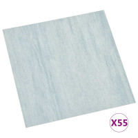 Produktbild för Golvplankor 55 pcs Grön 5,11 m² PVC