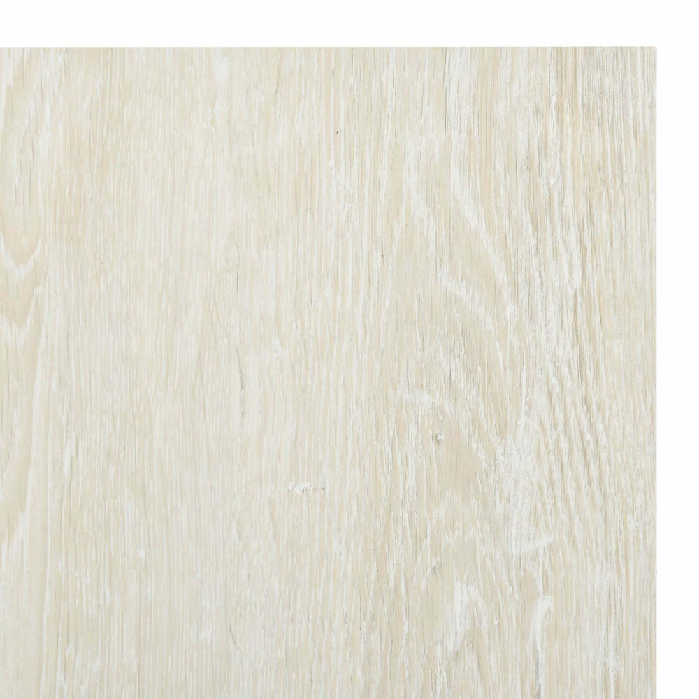Produktbild för Golvplankor 5,11 m² 55 pcs PVC Gräddvit