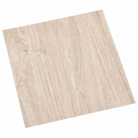 Produktbild för Golvplankor 5,11 m² 55 pcs PVC Vit och Träfärg