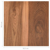 Produktbild för Golvplankor 5,11 m² 55 pcs PVC Mörkt trä