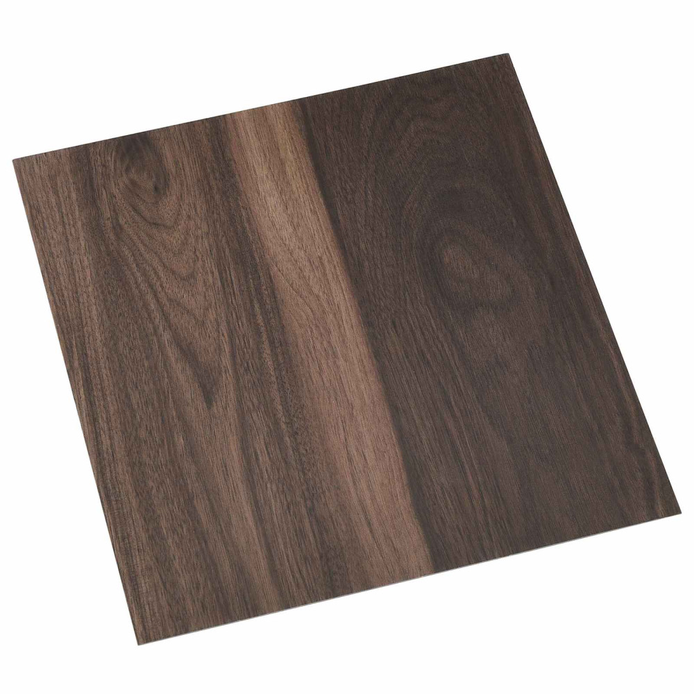 Produktbild för Golvplank 55 pcs Mörkbrun 5,11 m² PVC
