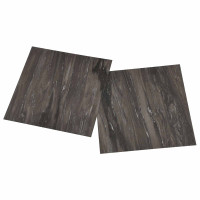 Produktbild för Golvplankor 55 pcs Mörkgrå 5,11 m² PVC