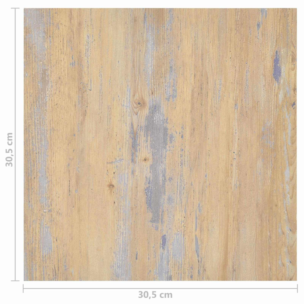Produktbild för Golvplankor 5,11 m² 55 pcs PVC Brun och Grå
