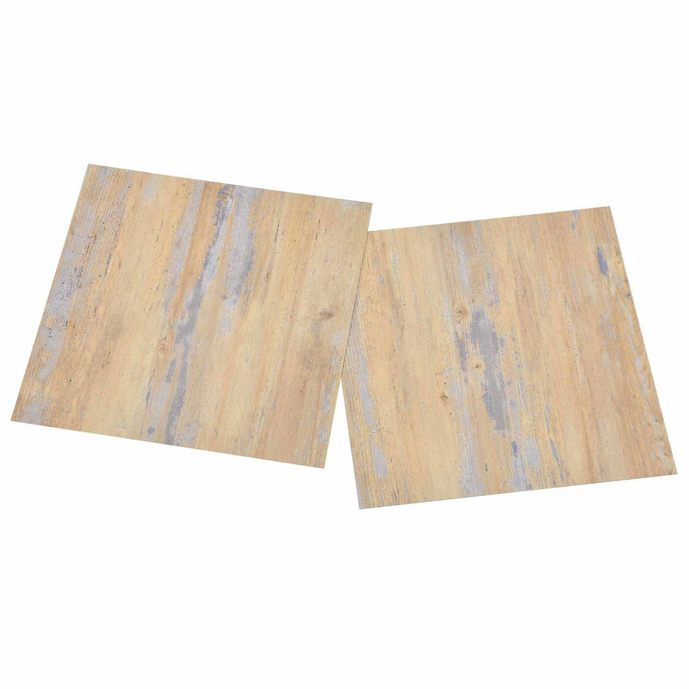 Produktbild för Golvplankor 5,11 m² 55 pcs PVC Brun och Grå