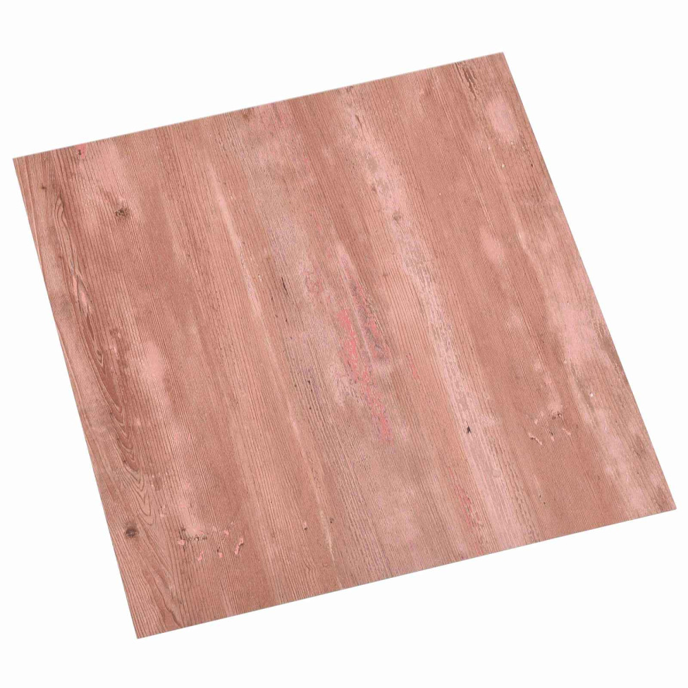 Produktbild för Golvplank 55 pcs Röd 5,11 m² PVC