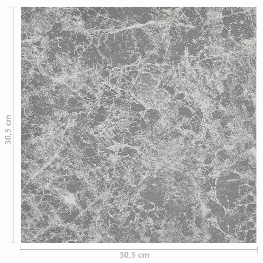 Produktbild för Golvplankor 5,11 m² 55 pcs PVC Grå