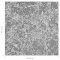 Produktbild för Golvplankor 5,11 m² 55 pcs PVC Grå