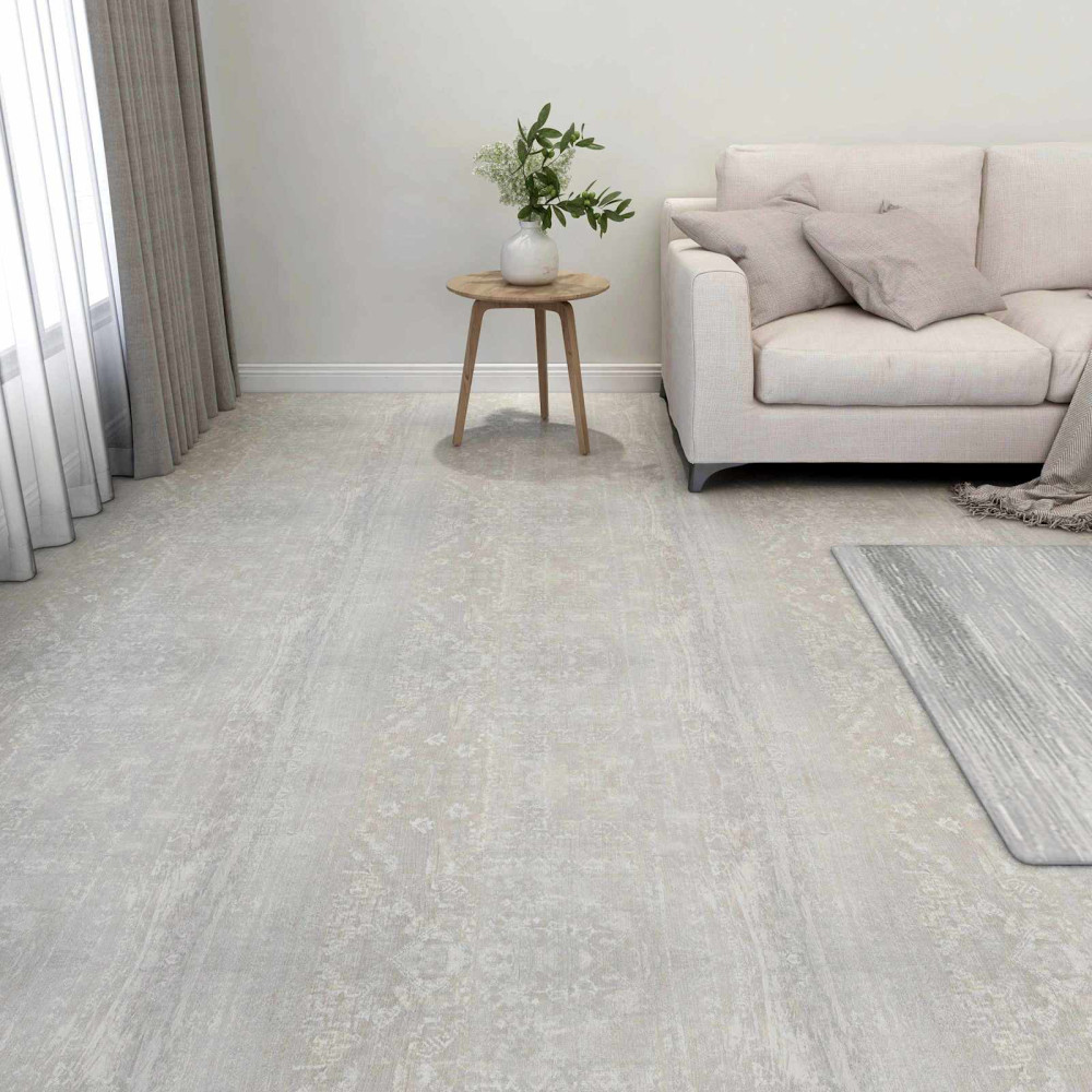 Produktbild för Golvplankor 5,11 m² 55 pcs PVC Vit och trä