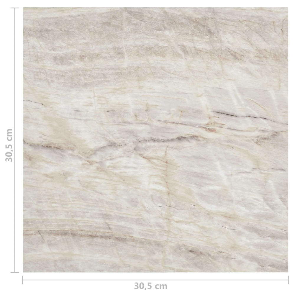 Produktbild för Golvplankor 5,11 m² 55 pcs PVC Brun och beige