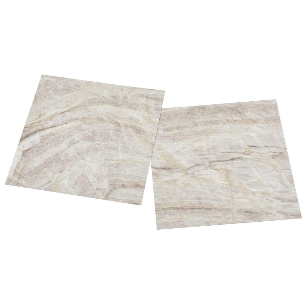 Produktbild för Golvplankor 5,11 m² 55 pcs PVC Brun och beige