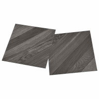Produktbild för Golvplankor 55 pcs Grå 5,11 m² PVC