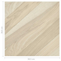 Produktbild för Golvplankor 55 pcs Beige 5,11 m² PVC