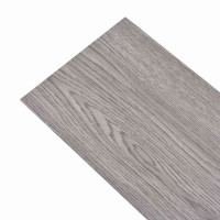 Produktbild för Golvplankor 18 pcs Mörkgrå 2,51 m² PVC