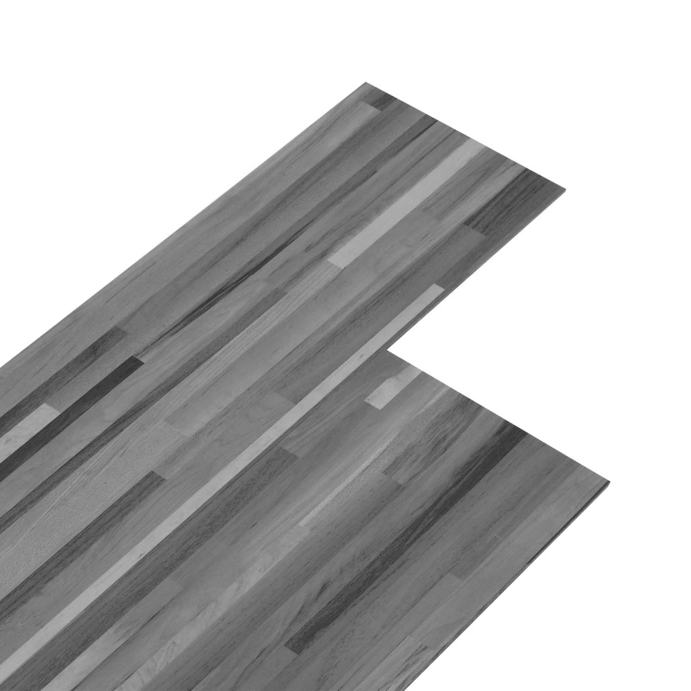Produktbild för Golvplankor 2,51 m² 18 pcs PVC Randig Grå
