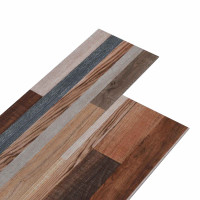 Produktbild för Golvplankor 18 pcs Flerfärgsdesign 2,51 m² PVC