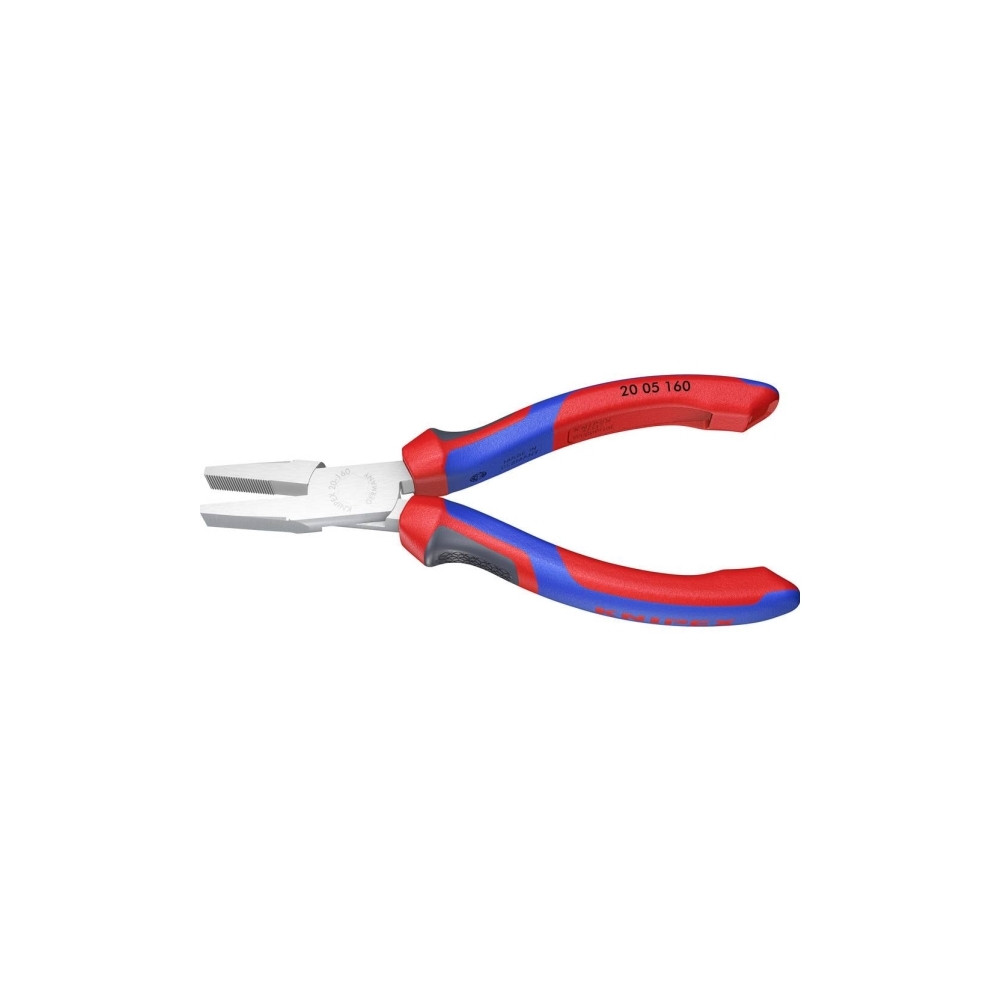 Produktbild för Knipex 20 05 160, Nåltänger, Kromvanadinstål, Plast, Blå, Rö...