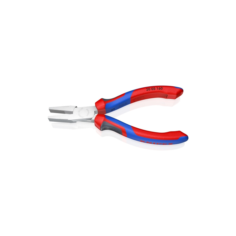 Produktbild för Knipex 20 05 160, Nåltänger, Kromvanadinstål, Plast, Blå, Rö...