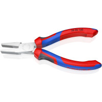 Produktbild för Knipex 20 05 160, Nåltänger, Kromvanadinstål, Plast, Blå, Rö...