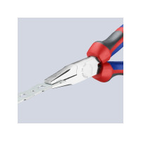 Produktbild för Knipex 20 05 160, Nåltänger, Kromvanadinstål, Plast, Blå, Rö...