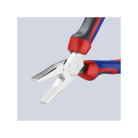 Produktbild för Knipex 20 05 160, Nåltänger, Kromvanadinstål, Plast, Blå, Rö...