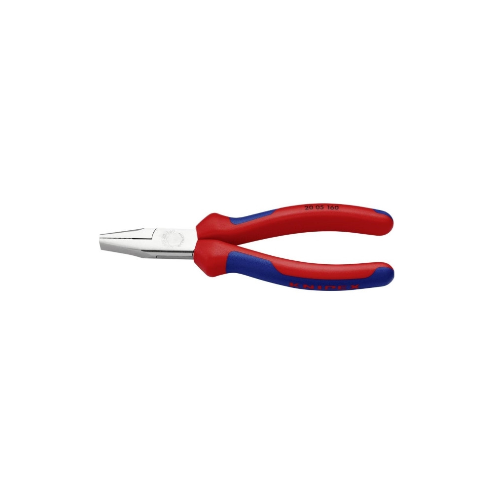 Produktbild för Knipex 20 05 160, Nåltänger, Kromvanadinstål, Plast, Blå, Rö...