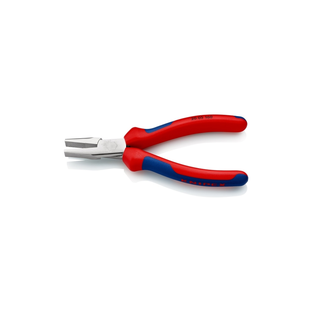 Produktbild för Knipex 20 05 160, Nåltänger, Kromvanadinstål, Plast, Blå, Rö...