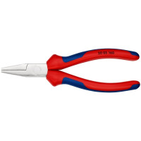 Produktbild för Knipex 20 05 160, Nåltänger, Kromvanadinstål, Plast, Blå, Rö...