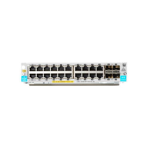 Hewlett Packard Enterprise HPE - expansionsmodul - Gigabit Ethernet (PoE+) x 20 + Gigabit Ethernet / 10 Gigabit SFP+ x 4