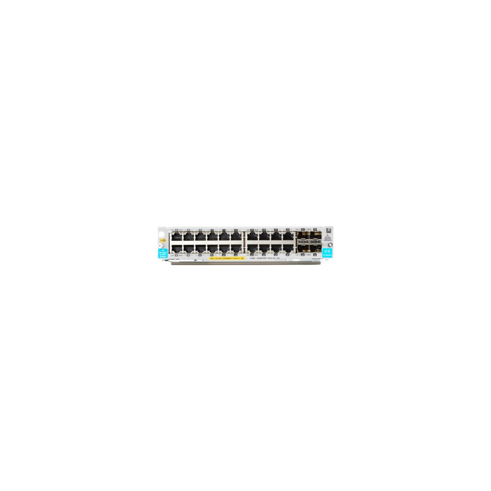 Produktbild för HPE - expansionsmodul - Gigabit Ethernet (PoE+) x 20 + Gigabit Ethernet / 10 Gigabit SFP+ x 4