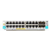 Produktbild för HPE - expansionsmodul - Gigabit Ethernet (PoE+) x 20 + Gigabit Ethernet / 10 Gigabit SFP+ x 4
