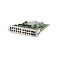 Produktbild för HPE - expansionsmodul - Gigabit Ethernet (PoE+) x 20 + Gigabit Ethernet / 10 Gigabit SFP+ x 4