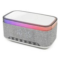Produktbild för Denver CRQ-225, Klockradio, FM, LED, Multifärg, Grå, Monokro...