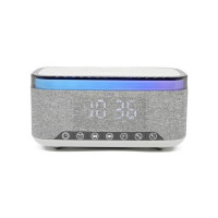 Produktbild för Denver CRQ-225, Klockradio, FM, LED, Multifärg, Grå, Monokro...