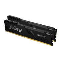 Produktbild för Kingston FURY Beast - DDR4 - sats - 32 GB: 2 x 16 GB - DIMM 288-pin / PC4-28800 - ej buffrad