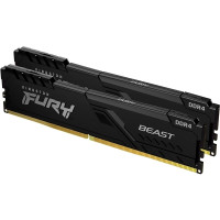 Produktbild för Kingston FURY Beast - DDR4 - sats - 32 GB: 2 x 16 GB - DIMM 288-pin / PC4-28800 - ej buffrad
