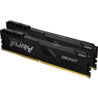 Produktbild för Kingston FURY Beast - DDR4 - sats - 32 GB: 2 x 16 GB - DIMM 288-pin / PC4-28800 - ej buffrad