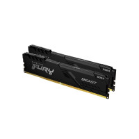 Produktbild för Kingston FURY Beast - DDR4 - sats - 32 GB: 2 x 16 GB - DIMM 288-pin / PC4-28800 - ej buffrad
