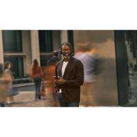 Produktbild för Jabra Evolve3 75 MS - headset - USB-C via Bluetooth-adapter - Microsoft Teams Certified