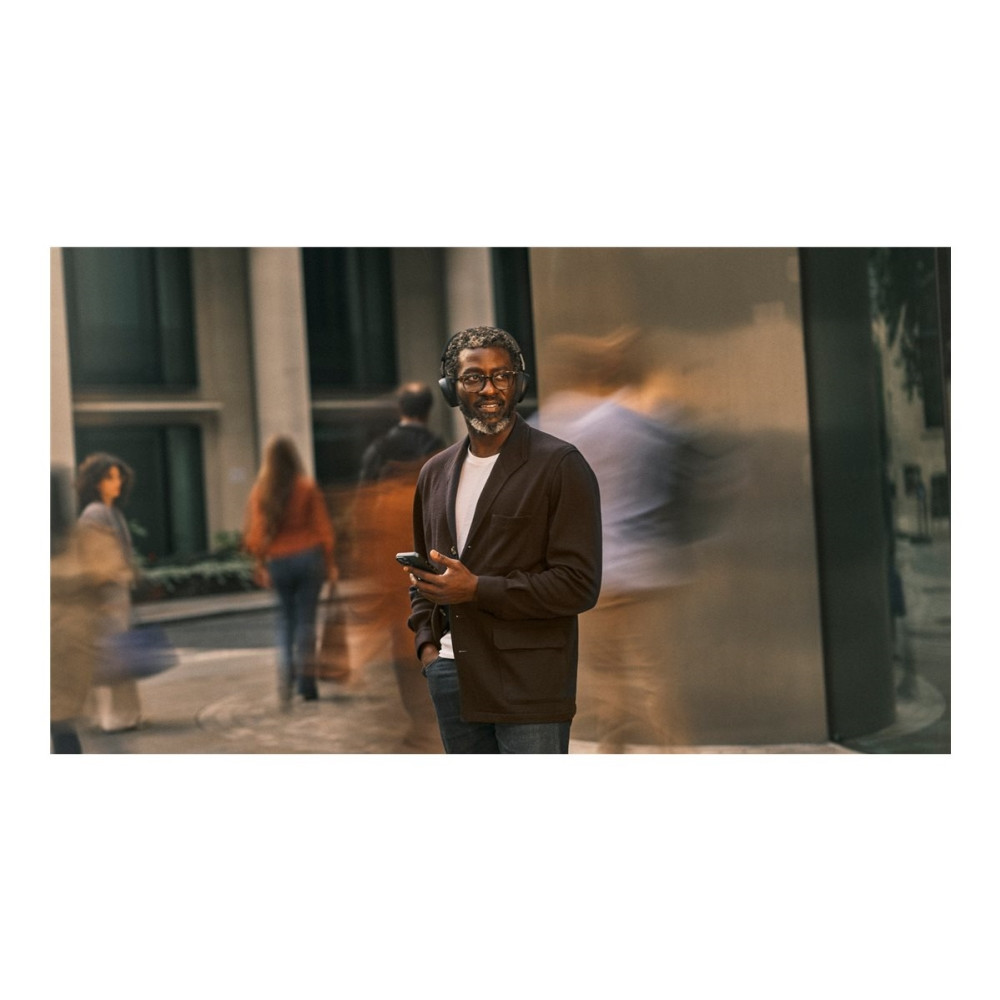Produktbild för Jabra Evolve3 75 MS - headset - USB-C via Bluetooth-adapter - Microsoft Teams Certified