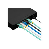 Produktbild för StarTech.com 10m CAT6a Ethernet Cable - Aqua - Low Smoke Zero Halogen (LSZH) - 10GbE 500MHz 100W PoE++ Snagless RJ-45 w/Strain Reliefs S/FTP Network Patch Cord - patch-kabel - 10 m - havsblå